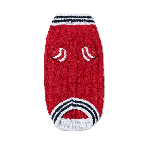 Sueter para Perros de Navidad Pequenos y Medianos Tejido Clasico para Perros Sueter Pullover (Rojo, Grande) - Imagen 6