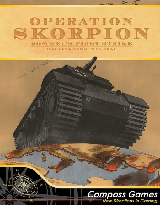 COMBAS: Operacion Skorpion, El Primer Ataque de Rommel, Paso de Halfaya, Mayo de 1941, Juego de Mesa