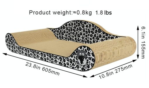 Rascador y Salon para Gatos Purrfect World - Leopardo de las Nieves Pack de 2 - Imagen 3