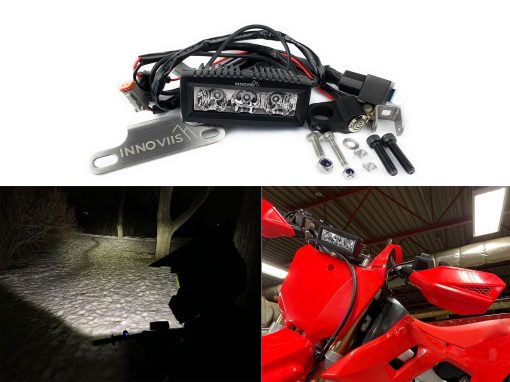 Kit de luces LED para motocicletas todo terreno, Universal para KTM Husqvarna Kawasaki Honda Yamaha Suzuki Motocross Dirt Bikes