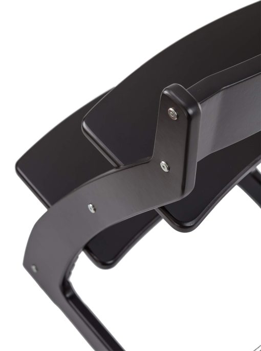 Silla Alta de Madera para Bebes y Ninos Pequenos - Altura Ajustable Facil de Limpiar Trona para Ninos - Silla de Comedor para Ninos de 3 Anos a 200 Lb, Crecer con el Nino - Negro - Imagen 9