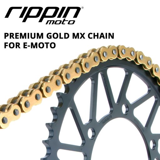 Cadena de O-Ring Rippin Moto RPN420MX para Surron Light Bee X, Segway X160 X260 Talaria Sting MX3 MX4 XXX, E-Ride PRO SS 420-112 enlaces - Imagen 2