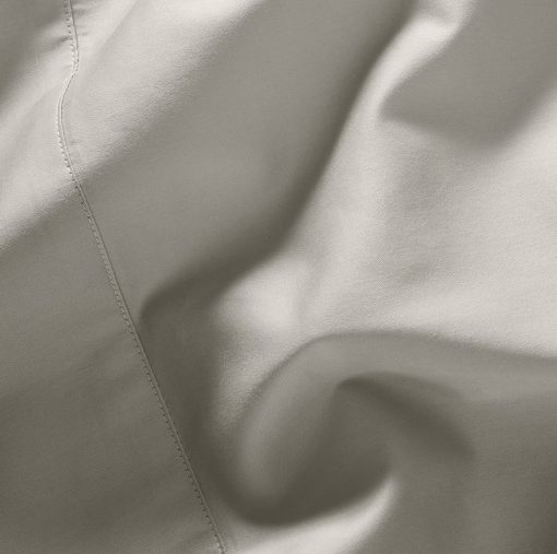Juego de sabanas BOLL & BRANCH Signature Hemmed - King + Standard, Gris - Lujo 100% Algodon Organico - Incluye 1 Sabana Plana, 1 Sabana Ajustable, 2 Fundas de Almohada Estandar - Super Suaves - Imagen 4