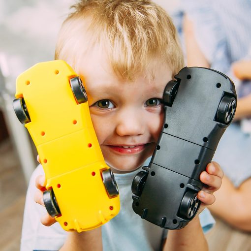 Juego de Vehiculos Magneticos QUERCITRON 5 en 1, Transformable a Robot, Kit de Figuras de Accion para Ensamblar y Mezclar con Caja de Almacenamiento, Regalo de Cumpleanos y Navidad para Ninos y Ninas de 3 a 7 Anos - Imagen 8