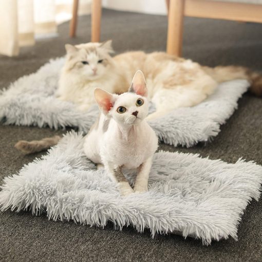 Manta de Felpa Suave para Mascotas Calido Doble Capa para Perros y Gatos Pequenos y Medianos - Imagen 5
