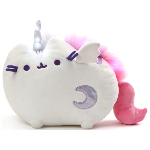 GUND Pusheen Super Pusheenicorn Unicorn Peluche de Gato con Sonido y Luces, Blanco, 17" - Imagen 2