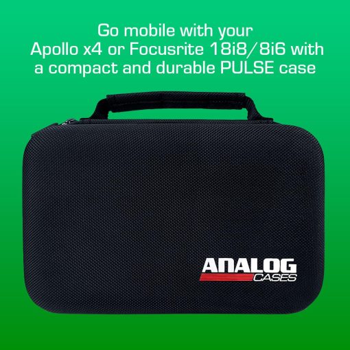 Estuche rigido compacto PULSE personalizado para Universal Audio Apollo x4 / Focusrite 18i8 / 8i6 - Solucion ideal para viajes - Imagen 2
