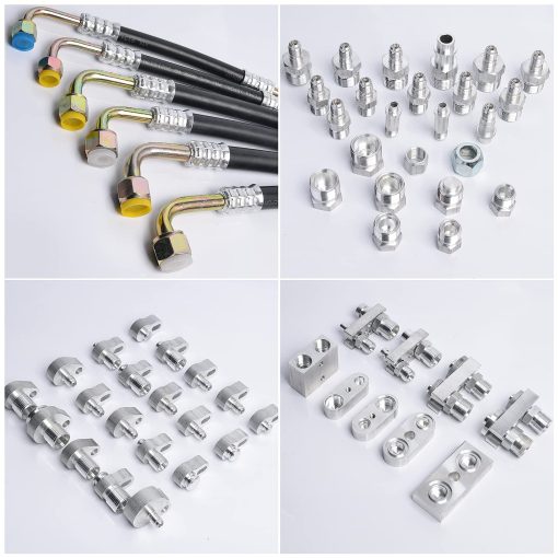 Kit de Prueba de Fugas para Aire Acondicionado Automotriz YFIXTOOL de 56 Piezas, Detector de Fugas de Aire Acondicionado, Kit de Herramientas de Reparacion de Deteccion del Compresor de A/C - Imagen 2