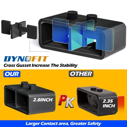 Kit de Bloques de Elevacion Trasera de 2" para F150 2004-2020, Conjunto de Nivelacion de Suspension Solida con Bujes Extendidos para Pickup F-150 2WD/4WD de Dynofit - Imagen 5