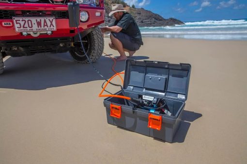 Kit de Inflado de Neumaticos Portatil ARB 171302 V2, Incluye Manguera de Aire de Alta Temperatura de 7 Metros y Kit de Accesorios Redisenado, Conexion Rapida para Sistemas a Bordo Universales y Compresores de Aire - Imagen 9