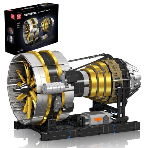 Juego de Construccion de Juguetes Motorizados del Motor de Avion Mould King, Modelo de Motor Mini con Motor, 10141 Kits de Proyecto DIY STEM, Bloques de Cumpleanos Coleccionables para Adultos y Ninos Varones de 14+ Anos (2256 Piezas)