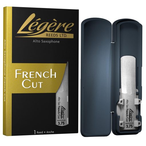 Leg?re Reeds - Cana de saxofon alto, corte frances, fuerza 3.75 (ASF3.75) - Cana de viento premium sintetica