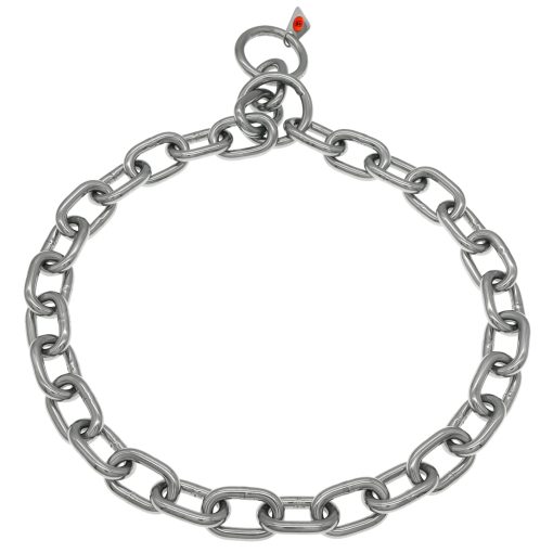 Collar de Adiestramiento Herm Sprenger Extra Fuerte de Acero Inoxidable de 5.0 mm con Eslabones Medianos para Perros Medianos y Grandes Collar de Correccion Sin Tiron Hecho en Alemania (60 cm)