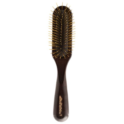 Cepillo de Perro de Pin Oblongo de 27 mm Chris Christensen, Serie Fusion, Grooming Profesional, Pines de Laton, 100% Libre de Estatica, Consejos Pulidos y Redondeados