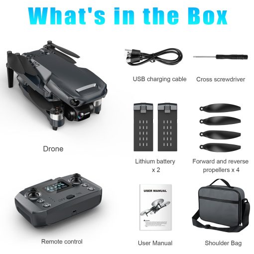 Drone con Camara 4K RC Quadcopter para Adultos, Transmision de Video de Largo Alcance 1640 pies, Estabilizador de 3 Ejes, Tiempo de Vuelo de 46 Minutos GPS Retorno Automatico y Sigueme, Vuelo Circular, Vuelo de Puntos de Referencia, Mantenimiento de Altitud - Imagen 6