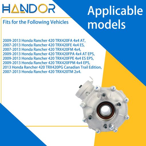 Ensamblaje Diferencial Trasero Handor 41300-HP5-600 para TRX420 TRX420FM TRX420FPE TRX420FPM TRX420TE TRX420TM 2007-2013 - Imagen 2