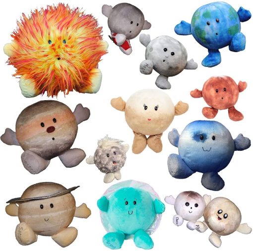 Set de Peluches Sistema Solar Celestial Buddies 12 Piezas Ciencia Astronomia Espacio Juguetes de Peluche Educativos