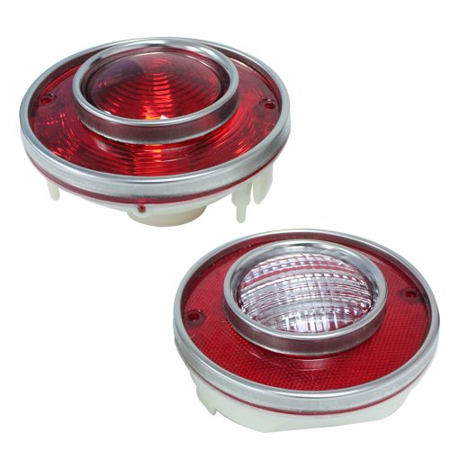 Conjunto de 4 luces traseras rojas y luces de respaldo compatibles con el Corvette C3 1975-1979 - Imagen 3