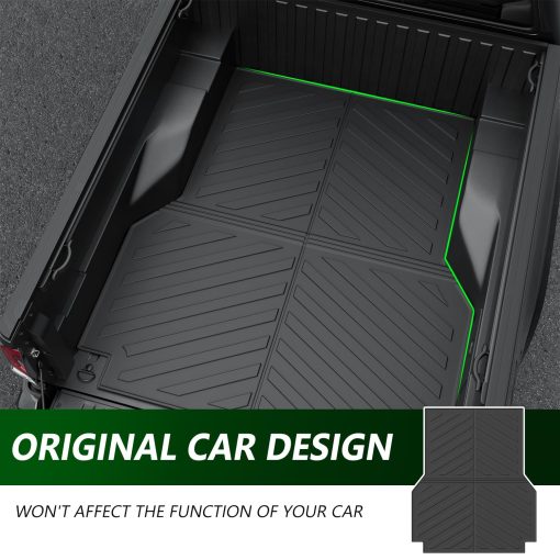 xipoqix Tapete para Cama Compatible con Toyota Tacoma 2005-2023 de 5 pies, Reemplazo de Forro para Todo Clima para Accesorios de Toyota Tacoma 2005-2023 (Tapete para Cama de 5 pies) - Imagen 2