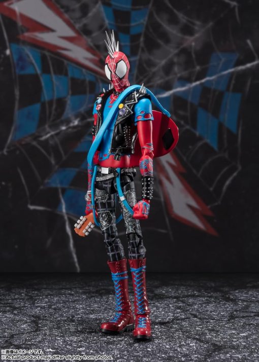 TAMASHII NATIONS - Spider-Man: Across The Spider-Verse - Spider-Punk, Figura de Accion Bandai Spirits S.H.Figuarts - Imagen 2