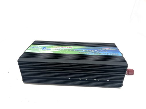 Inversor de Corriente de Onda Sinusoidal Pura de 1500W con Medidor LED de Voltaje de Entrada y Potencia de Salida, Ideal para Coche, Furgoneta y Sistema Solar - Imagen 4
