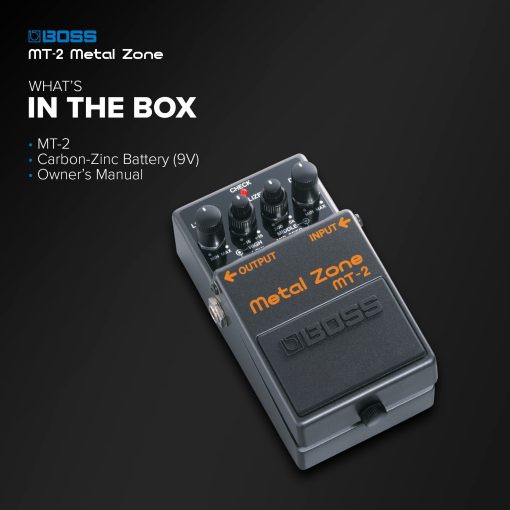 Pedal de distorsion Boss MT-2 Metal Zone para guitarra - Imagen 4