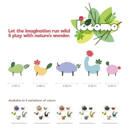 Juguetes Taksa Locomo Friends III Figuras de Juego al Aire Libre Waldorf Educativas, Juguetes de Animales de Madera Montessori para Ninos de 3 4 5 6 7+, Aprendizaje Creativo y Abierto, Juguetes Ecologicos de la Naturaleza, Regalos (Set de 5) - Imagen 6