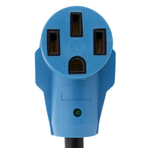 Adaptador de perro de 50 amperios a 50 amperios RecPro RV | Adaptador de energia en tierra | 50A macho a 50A hembra - Imagen 2