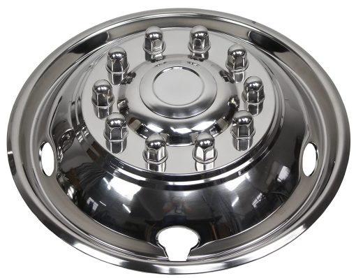 Simuladores de rueda de acero inoxidable XIUHUA de 19.5 pulgadas para camion Ford F450 F550 2005-2020 (No apto para autocaravana RV) - Imagen 2