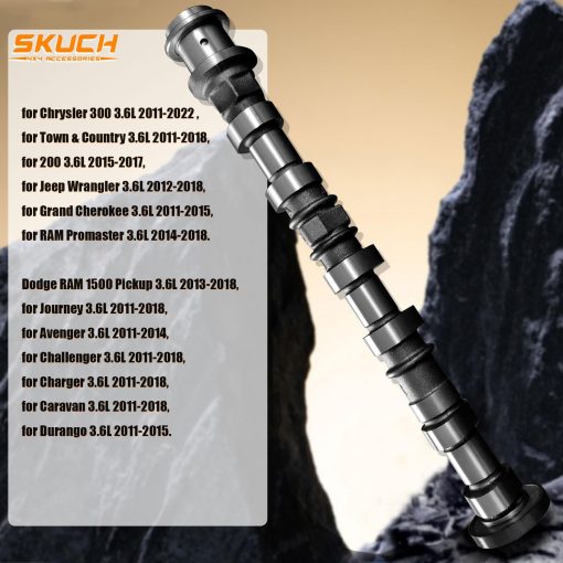 5184380AG arbol de levas de admision del lado derecho para modelos Jeep, Dodge, Chrysler y Ram 3.6L V6 05184380AH, 5184380AE, 5184380AF, 5184380AD - Imagen 2