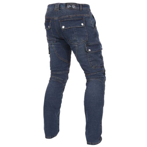 Pantalones de Moto para Hombre con Forro Aprobado por CE Takuey (Talla M=30= Cintura 32") Azul - Imagen 8