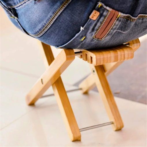 Miwayer Bamboo 4 Gears Adjustable Upscale Guitar Foot Rest Non-Slip Foot Stool Foldable Footrest from 4.5" up to 8"?Accessory for Classical Acoustic Guitar Part - Imagen 5
