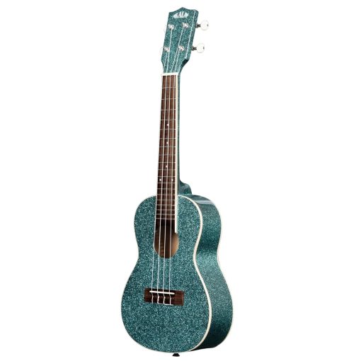 Ukulele Kala Rhapsody in Blue Concert Sparkle Series con Pano Lumintrail y Afinador (Aqua) - Imagen 5