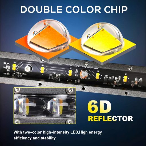CO LIGHT Barra de luz LED de 38 pulgadas de una sola fila delgada Barra de luz de conduccion combinada para todoterreno, niebla, trabajo en camion, automovil, cabina, bote, ATV, UTV - Imagen 3