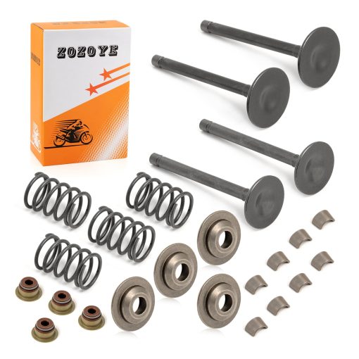 Kit de reconstruccion de valvulas de escape e admision y sellos y resortes para EZGO Carrito de Golf de Gas MCI 4 tiempos 2003-2008 72857-G01 72507-G01 Collet Keepers y Valve Spring Retainers - Imagen 5