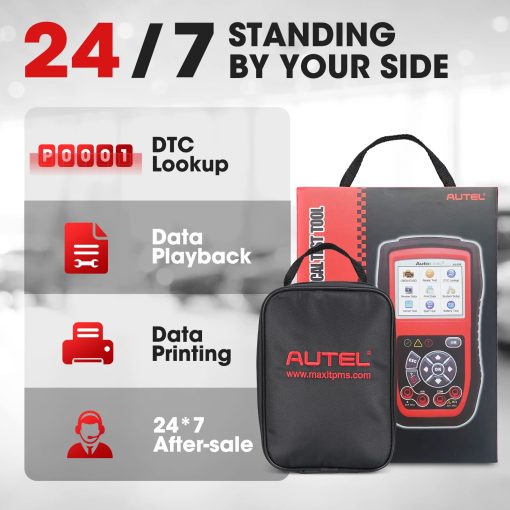 Autel AL539B Escaner OBD2, Lector de Codigos 3-en-1 Probador de Bateria Avometro para Baterias de 12 Voltios, Diagnostico Completo OBDII y Pruebas de Sistemas de Arranque y Carga - Imagen 8