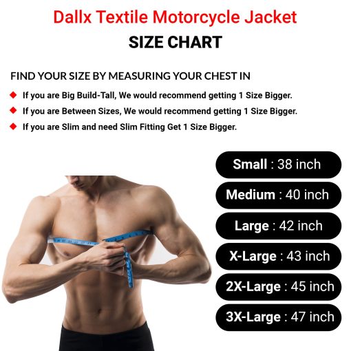 Chamarra de Moto DALLX Textil Impermeable para Hombre Dualsport Enduro con Armaduras CE Todo Clima (Negro Azul, Pequeno) - Imagen 7