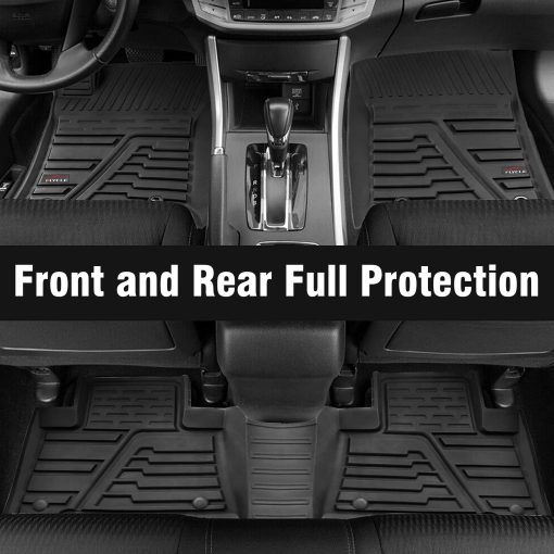 Tapetes para Auto Compatibles con 2013-2021 4Runner & 2014-2021 GX460, Ajuste Personalizado Negro TPE Proteccion Integral para Asientos Delanteros y Traseros - Imagen 3