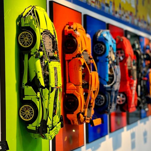Tablero de exhibicion iLuane para Lego Technic Ferrari Daytona SP3 42143, Colectorias de adultos Lego Car Wall Mount para Building Set, Ideal para amantes de Lego (Solo tablero de exhibicion) - Imagen 5