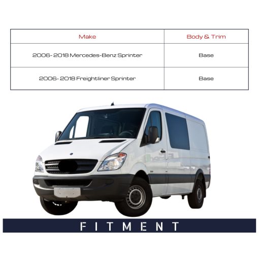 Espejo del lado del conductor Spieg MB1320114 para Dodge Freightliner Mercedes Sprinter 2008-2018 | Ensamblaje del espejo del lado izquierdo con ajuste de potencia, cristal calefactado y luz de senal de giro | Negro texturizado 6 Pines - Imagen 7