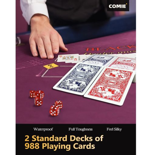 Fichas de poker con numeros, set de 500 fichas de poker con maletin de aluminio, set de poker de 11.5 gramos para Texas Holdem Blackjack Gambling - Imagen 4