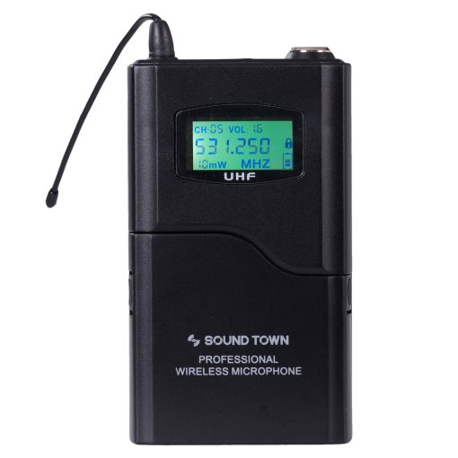 Sistema de Microfono Inalambrico Profesional Ajustable de 200 Canales Montable en Rack de Sound Town con Receptor de Metal, 4 Microfonos Lavalier, 4 Transmisores de Cuerpo (NESO-U4LL) - Imagen 5