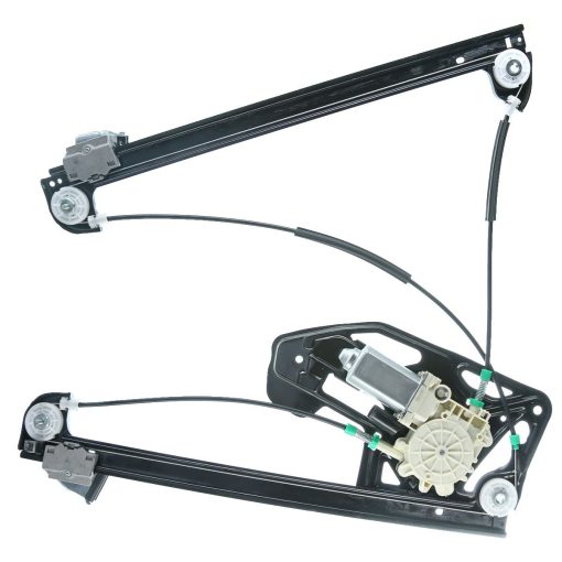 YHTAUTO Regulador de Ventana Electrica Delantera Lado del Pasajero con Motor de 2 Pines con Vidrio Aislante para BMW E38 740i 740iL 750iL 1995-2001, Sedan de 4 Puertas - Imagen 2