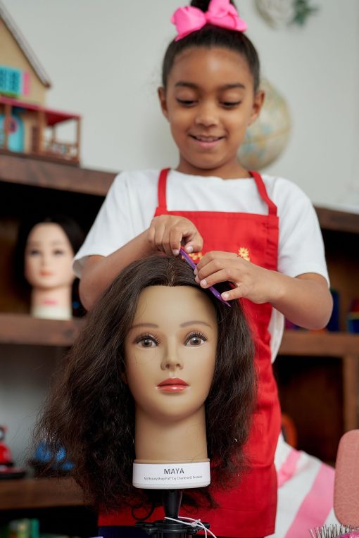 MUnECA DE PELO REAL MY BEAUTYSHOP PAL y Kits de Accesorios (Kit Premium de Maya) - Imagen 3