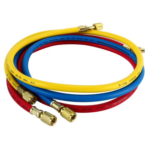 YaeTek Bomba de Vacio de Paletas Rotativas 4CFM 1/3HP HVAC Kit de Refrigeracion A/C con Manifold Gauge Set y Detector de Fugas R410a R134a R12 R22 R404 - Imagen 8