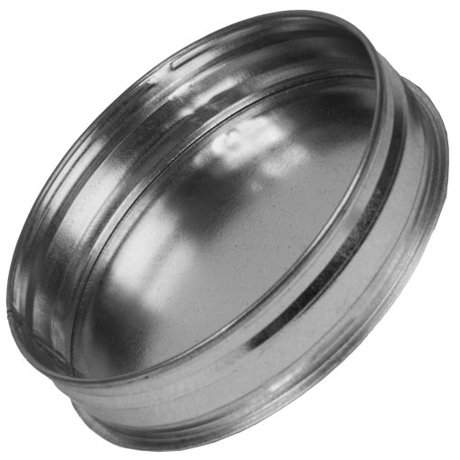 Capuchon de Extremo de Conducto de Acero Galvanizado de 10" para Ventilacion - Capuchon para Secadora - Tapon Metalico Redondo - Conexion de Conducto Metalico - Capucha de Tiro Reutilizable - Imagen 2