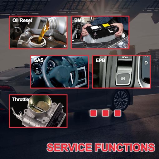Autel MaxiDIAG MD808 Pro Escaner de diagnostico de todos los sistemas OBD2, Lector de codigos 2024, Avanzado MD808 MD806 MD802 AL329 AL529 AL629, Lectura/Borrado de codigos, Restablecimiento de aceite/BMS/EPB/SAS, Datos en vivo, Lite de MX808 MK808 - Imagen 4