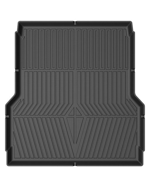Tapete para cama de camion Mixsuper para Hyundai Santa Cruz 2022-2024, Compatible con cama de 4.3 pies, Protector de cama resistente a todas las condiciones climaticas de TPE duradero e inodoro en negro