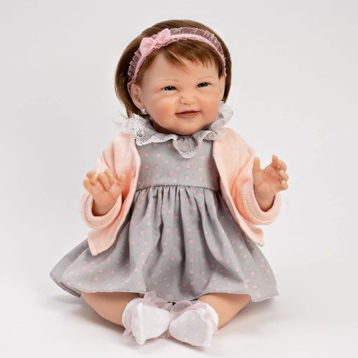 Muneca Bebe Realista Paradise Galleries Reborn Recien Nacida - 19'' Cabello en Raiz Bebe Dulce Sweetie Pie Set de Regalo de 7 Piezas para Edades 3+