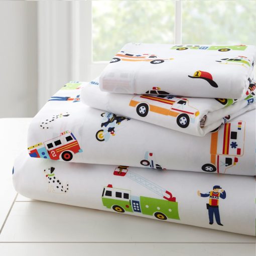 Juego de Cama Completo Wildkin para Ninos y Ninas, Incluye Edredon, Sabana Plana, Sabana Ajustable, Dos Fundas de Almohada y Dos Cojines (Heroes) - Imagen 5